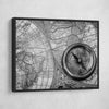 Compass On Old World Map - Amazing Canvas Prints