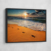 Footprints In The Sand - Amazing Canvas Prints