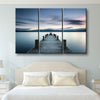 Lake Pier At Dusk - Amazing Canvas Prints