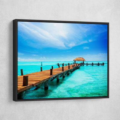 Pier By The Sea - Amazing Canvas Prints