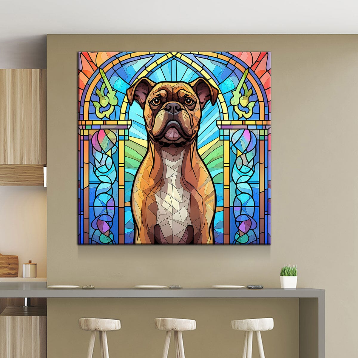 Stained Glass Boxer