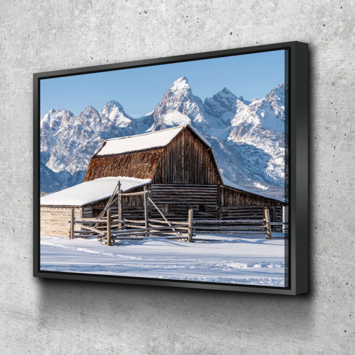 Grand Teton In The Winter