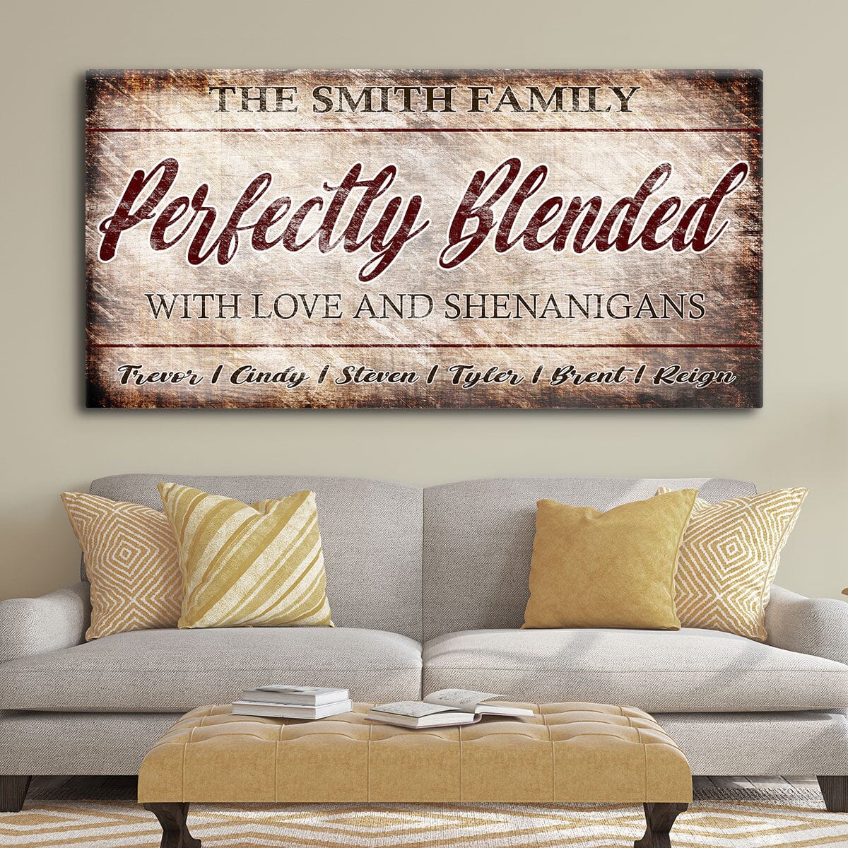 Perfectly Blended Personalized Premium Canvas