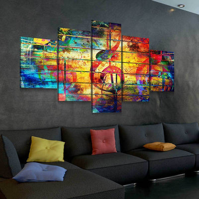 Abstract Musical Notes - Amazing Canvas Prints