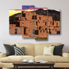 Adobe Houses In The City Of Taos - Amazing Canvas Prints