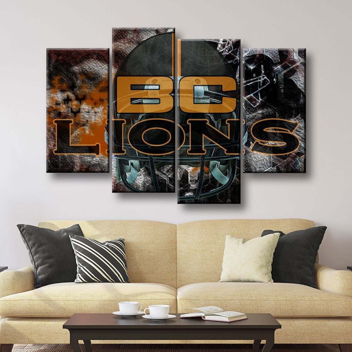 BC Lions - Amazing Canvas Prints