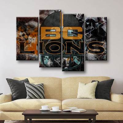 BC Lions - Amazing Canvas Prints