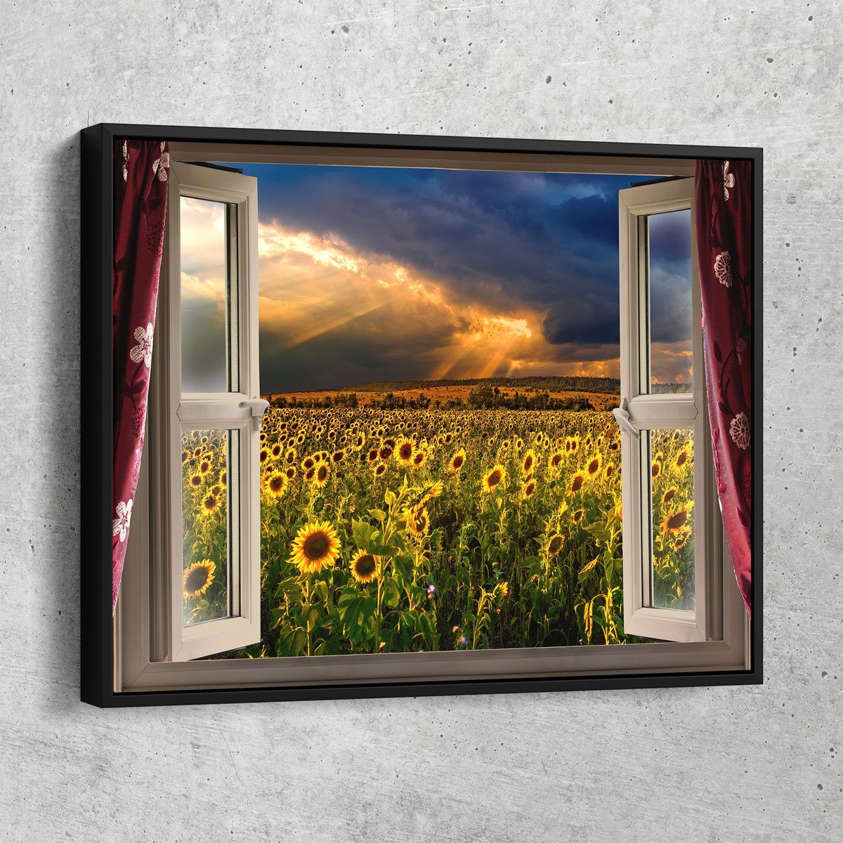 Beautiful Sunflower Field - Amazing Canvas Prints