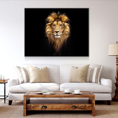 Beautiful Lion Portrait - Amazing Canvas Prints
