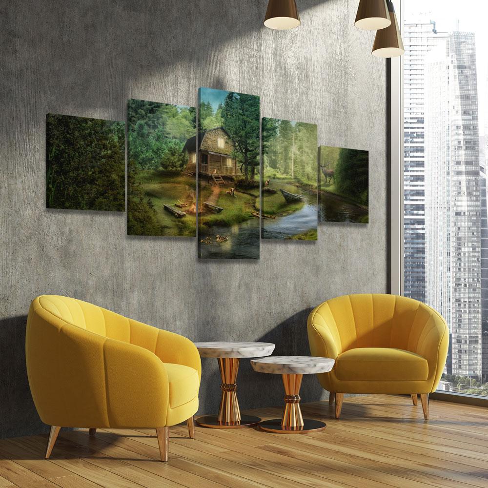 Beside The Creek - Amazing Canvas Prints