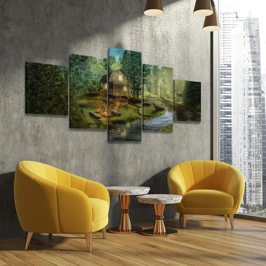 Beside The Creek - Amazing Canvas Prints