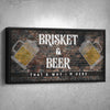 Brisket And Beer That's Why I'm Here V2 Premium Wall Art