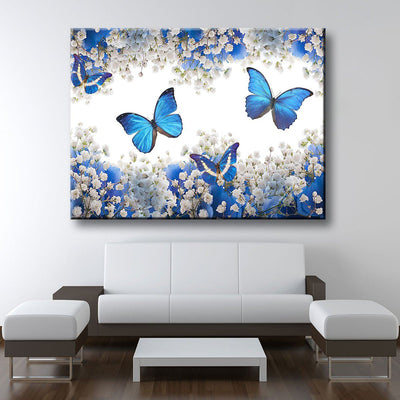 Butterflies and Flowers - Amazing Canvas Prints