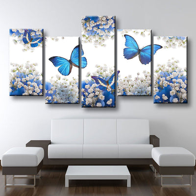 Butterflies and Flowers - Amazing Canvas Prints
