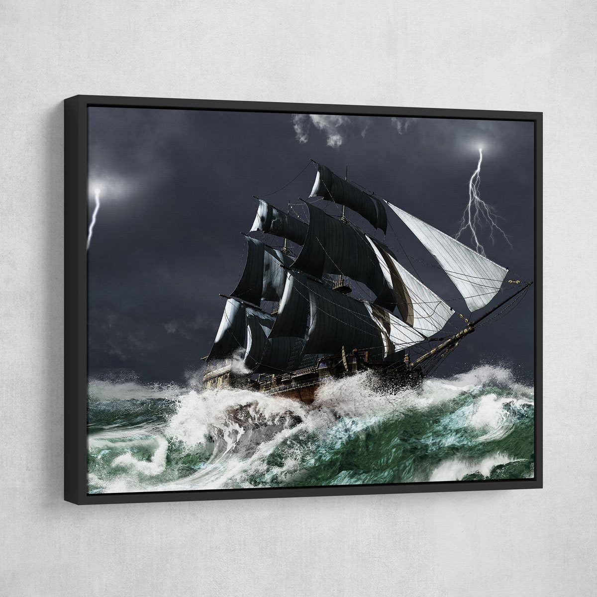 Caught In The Storm - Amazing Canvas Prints