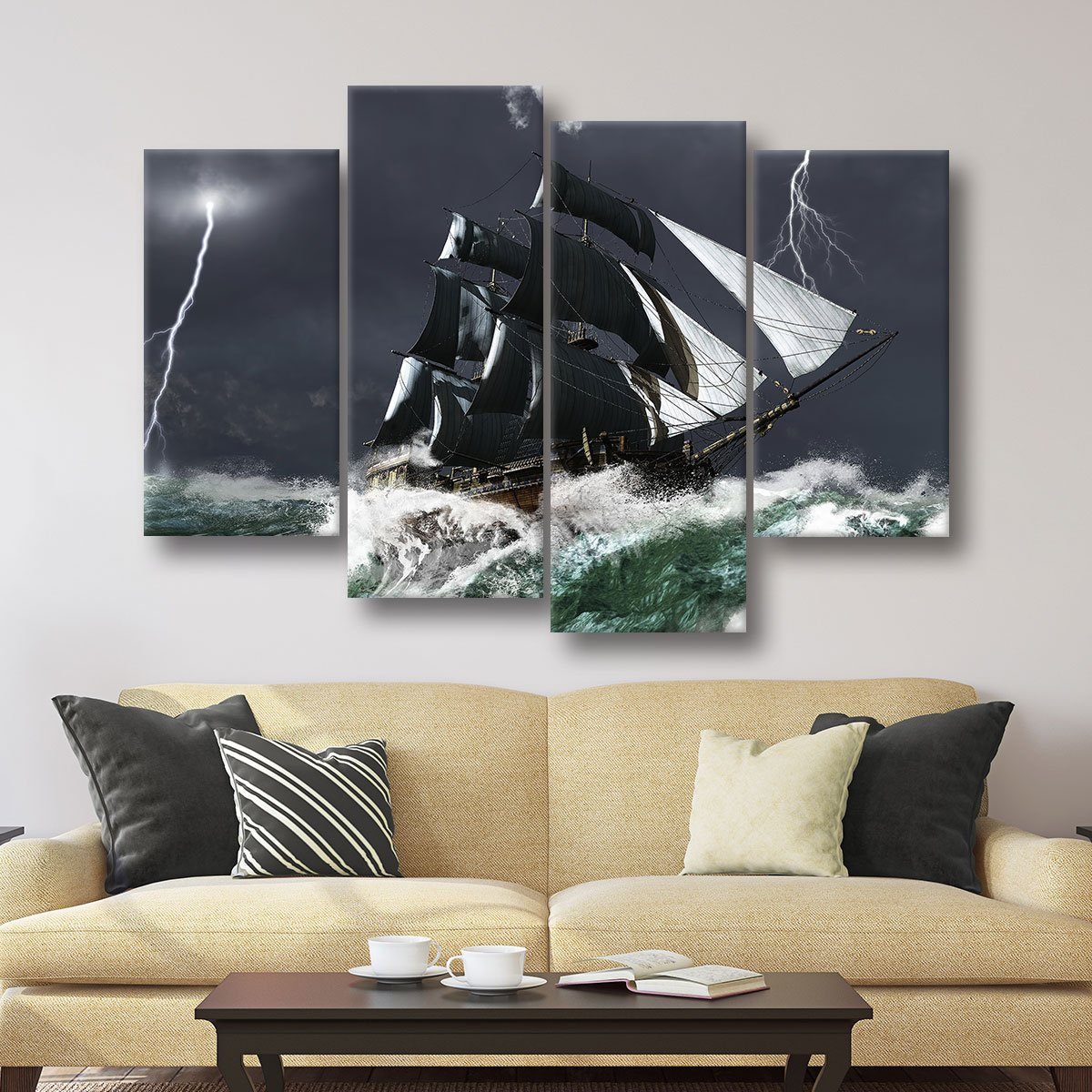 Caught In The Storm - Amazing Canvas Prints