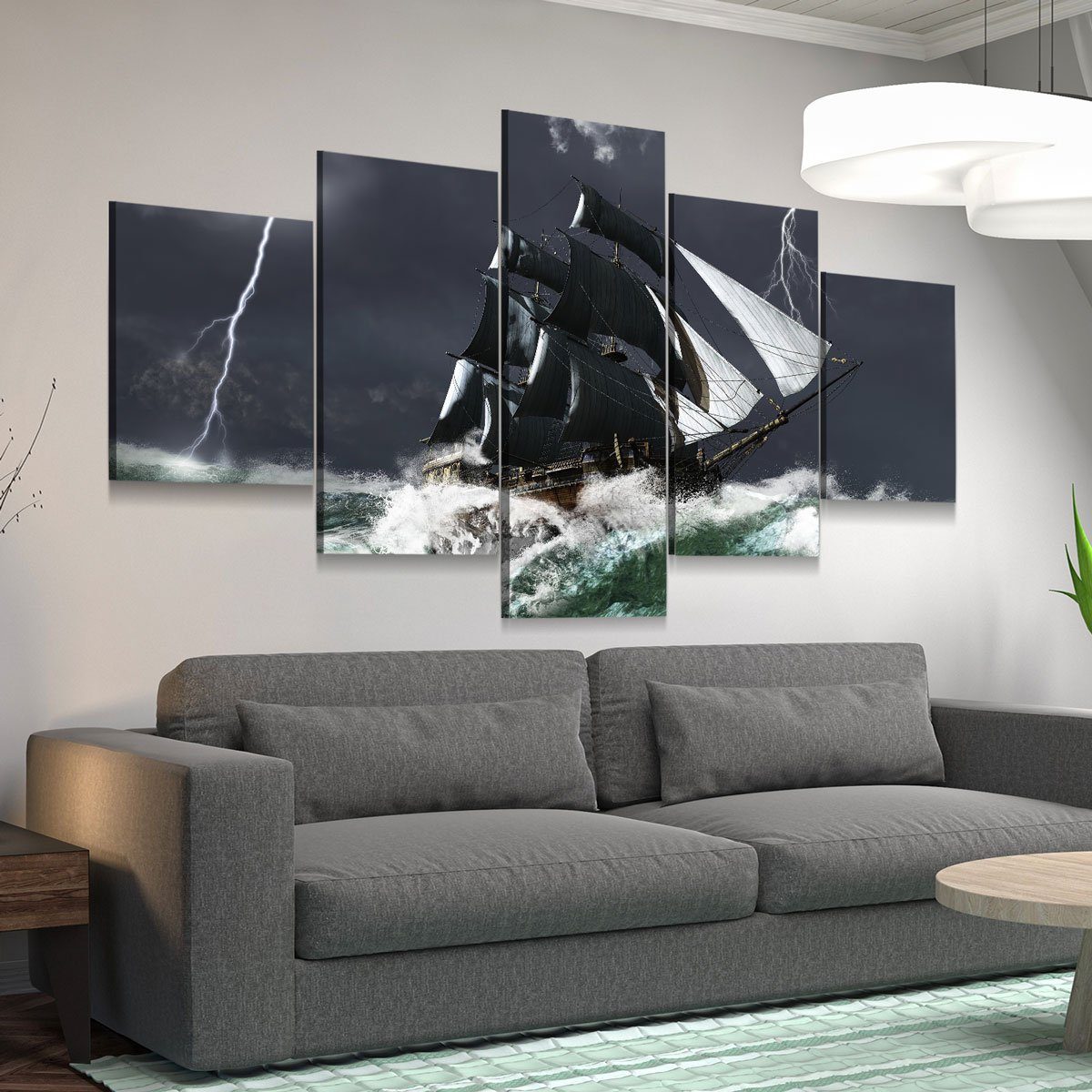 Caught In The Storm - Amazing Canvas Prints