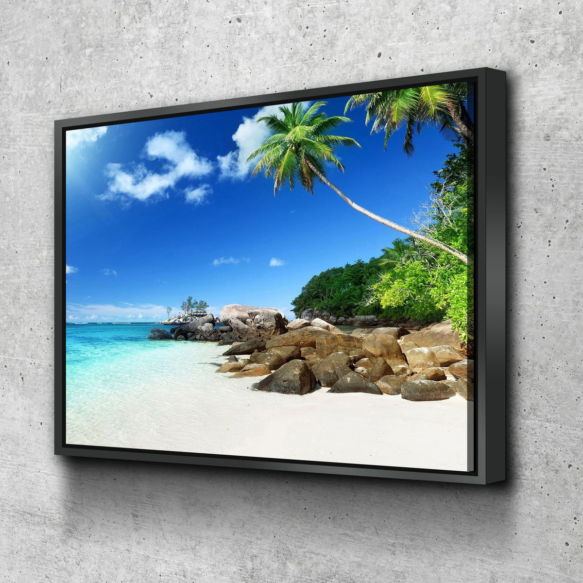 Coastal Tropical Beach Vacation Amazing Canvas Prints