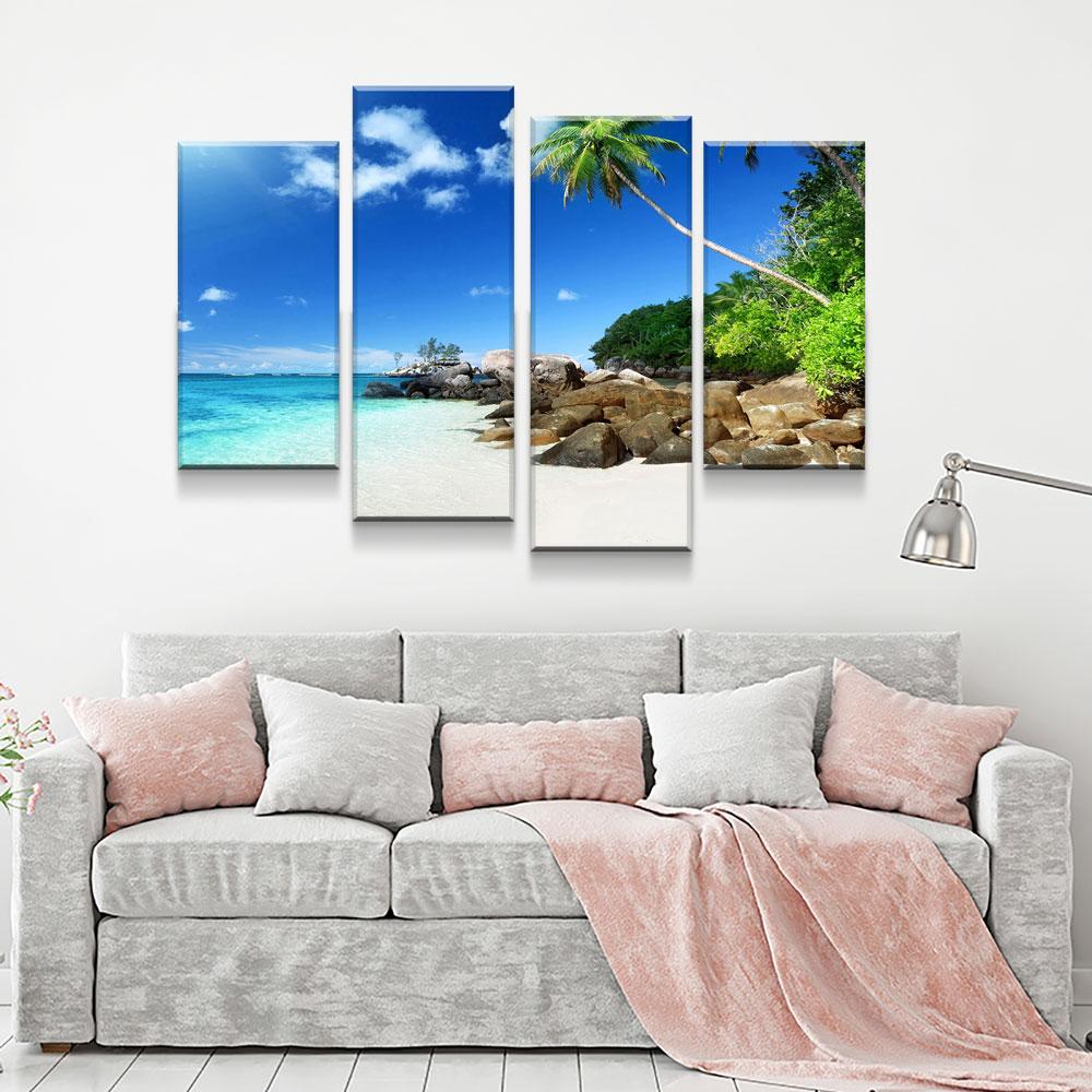 Coastal Tropical Beach Vacation - Amazing Canvas Prints