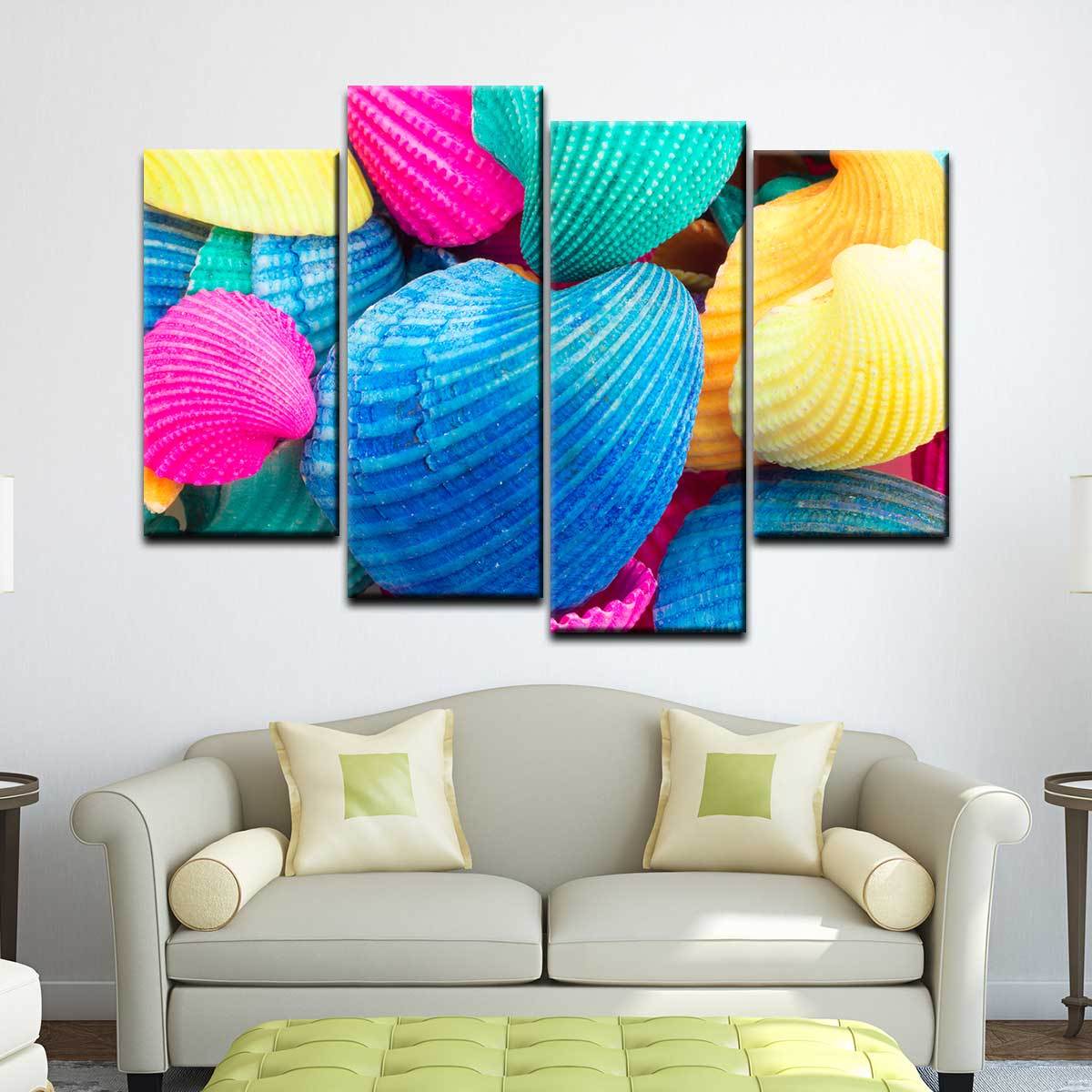 Colorful Seashells - Amazing Canvas Prints