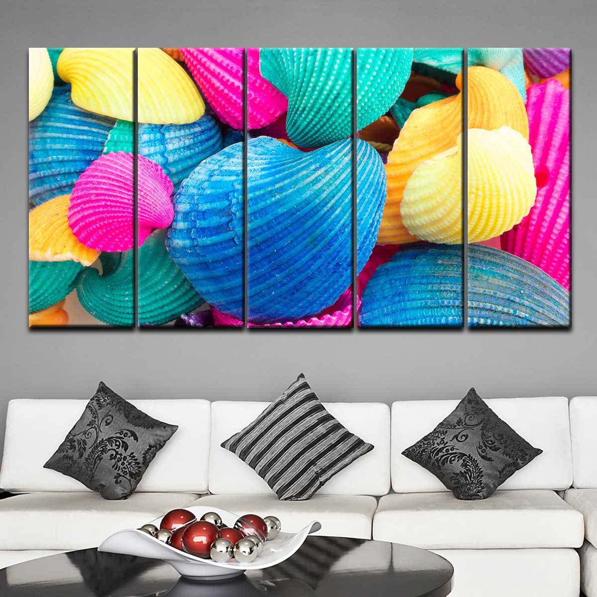 Colorful Seashells - Amazing Canvas Prints