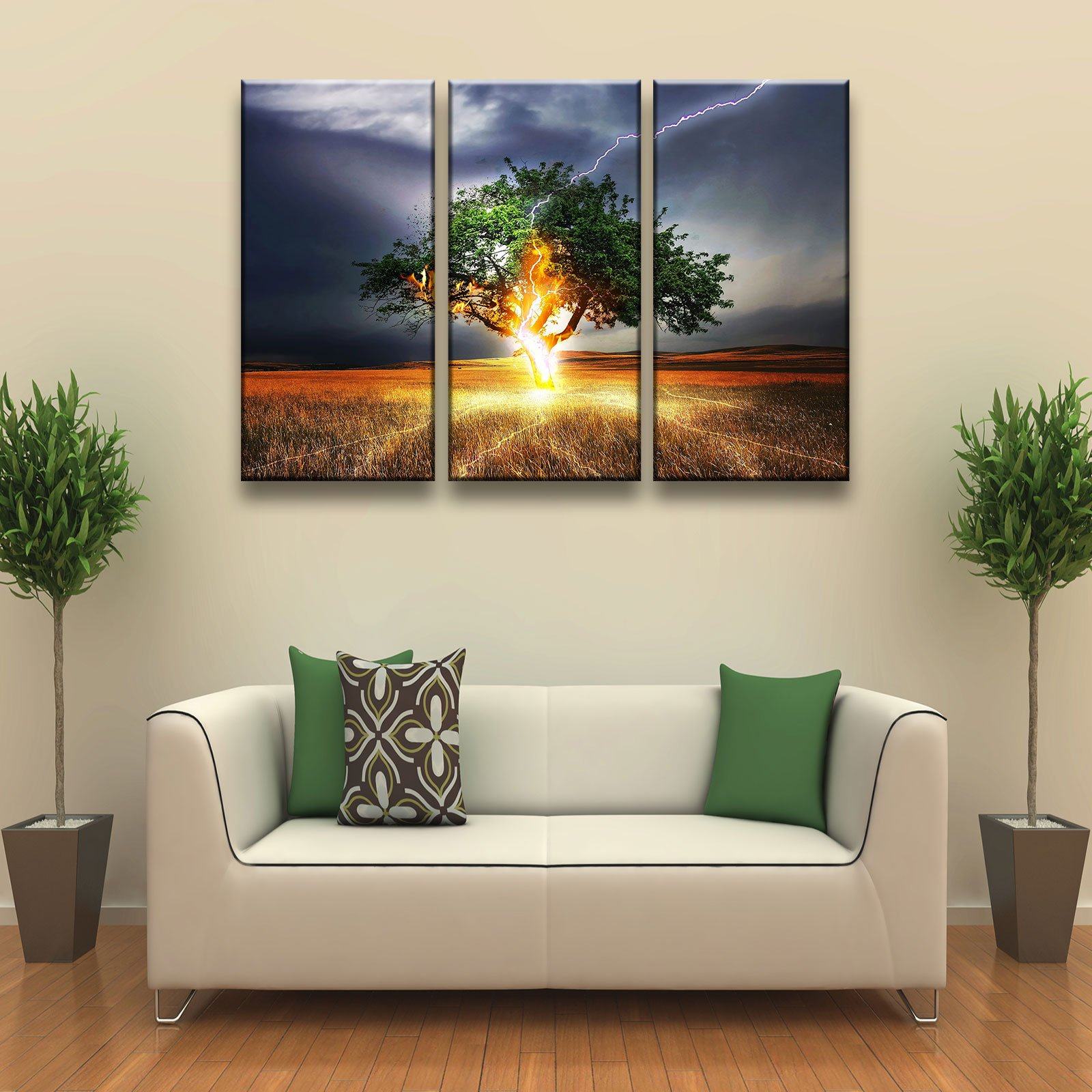 Electrified Tree - Amazing Canvas Prints