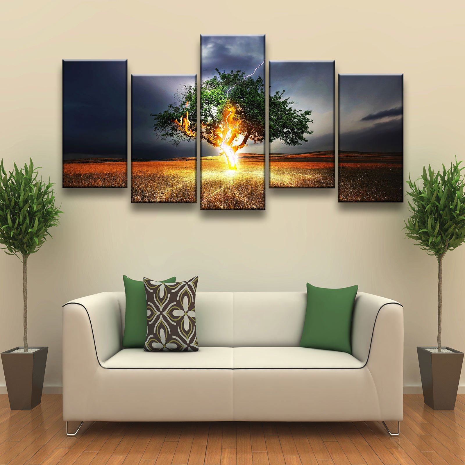 Electrified Tree - Amazing Canvas Prints