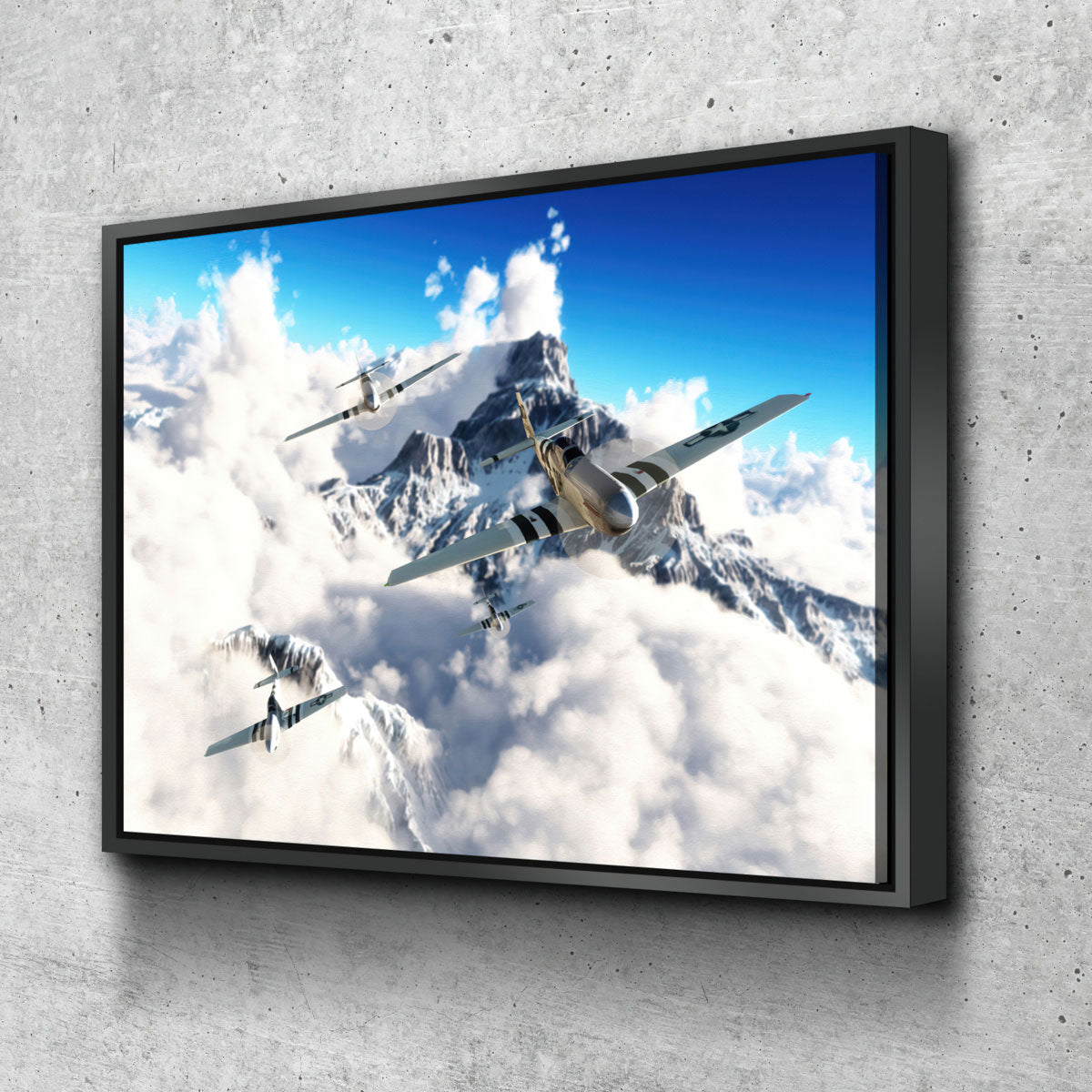 Flight of the P51`s - Amazing Canvas Prints