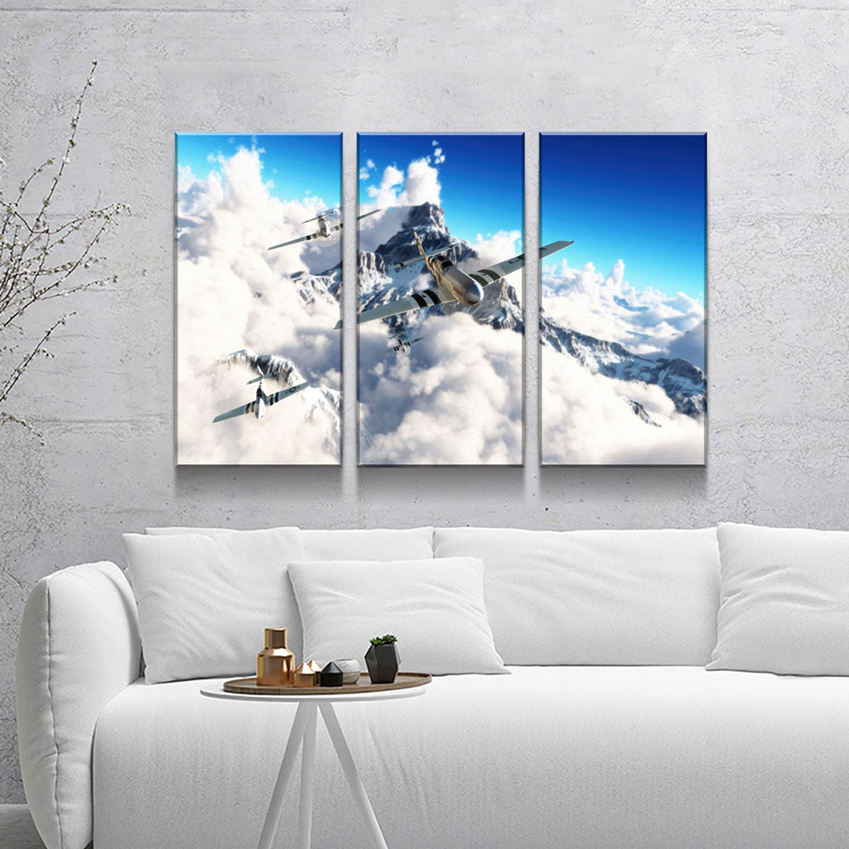 Flight of the P51`s - Amazing Canvas Prints