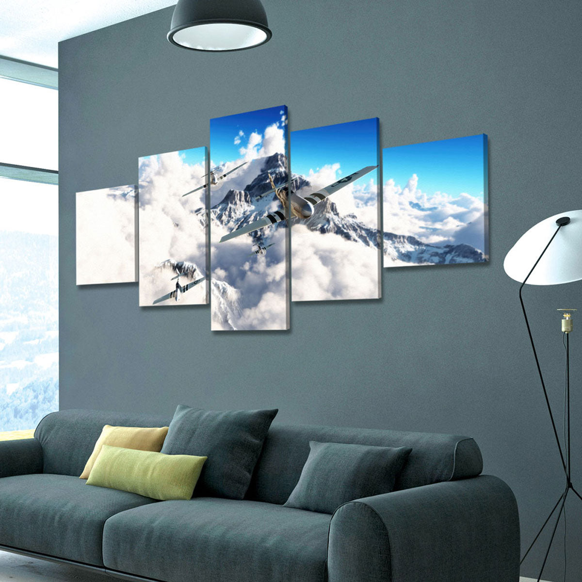 Flight of the P51`s - Amazing Canvas Prints
