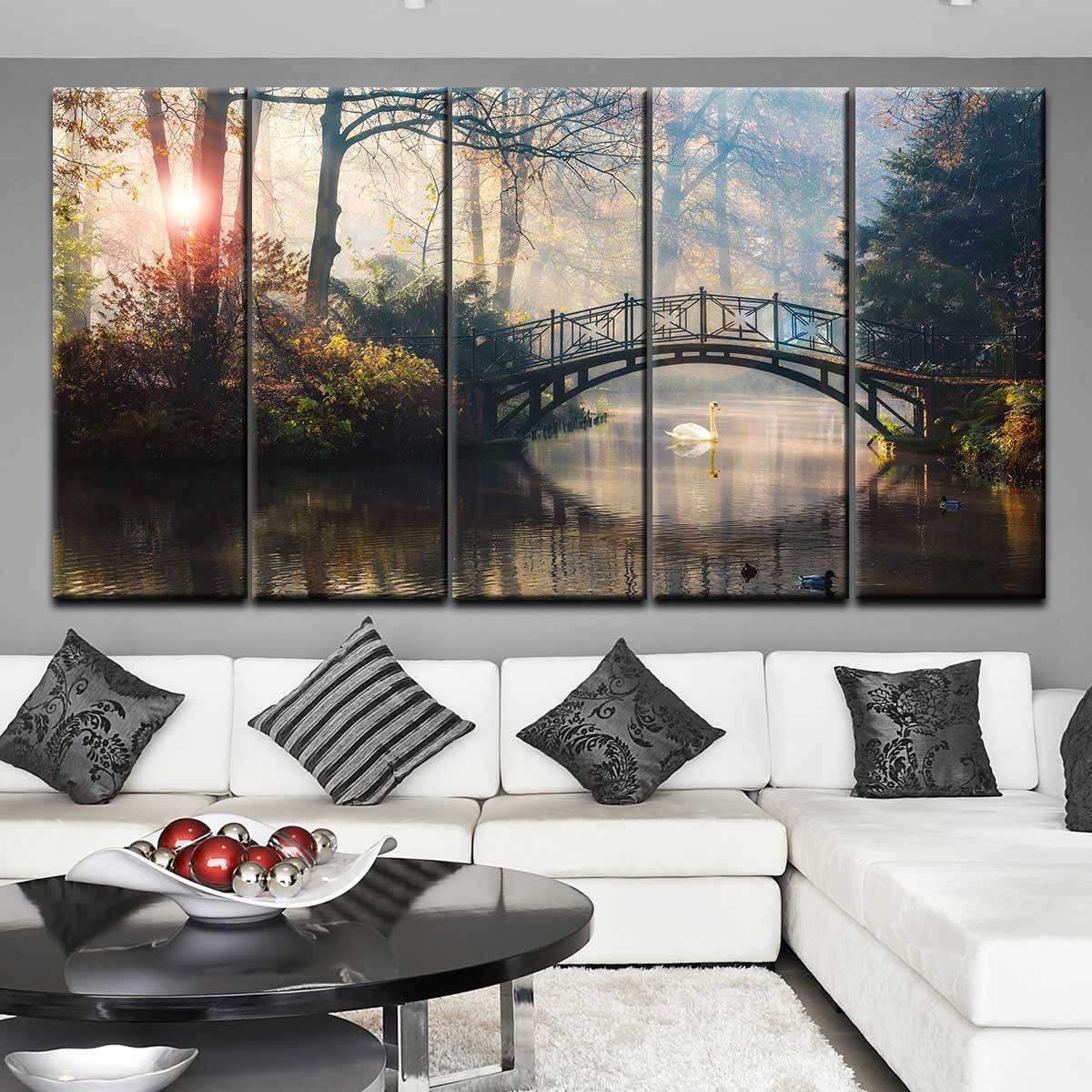 Forest Bridge - Amazing Canvas Prints