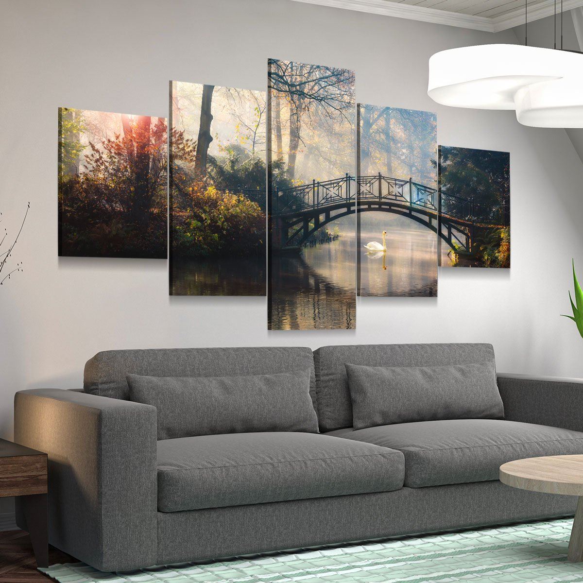 Forest Bridge - Amazing Canvas Prints