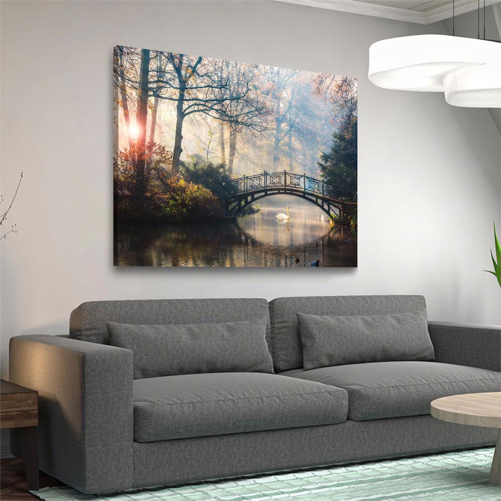 Forest Bridge - Amazing Canvas Prints