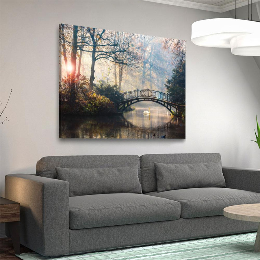 Forest Bridge - Amazing Canvas Prints