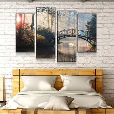 Forest Bridge - Amazing Canvas Prints