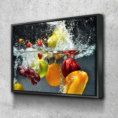 Fresh Fruit Splash - Amazing Canvas Prints