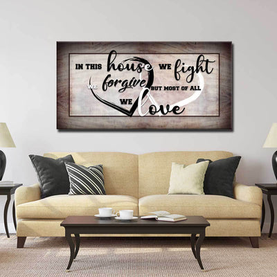 In This House We Fight V2 - Amazing Canvas Prints