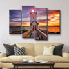 Lighthouse At Sunset - Amazing Canvas Prints