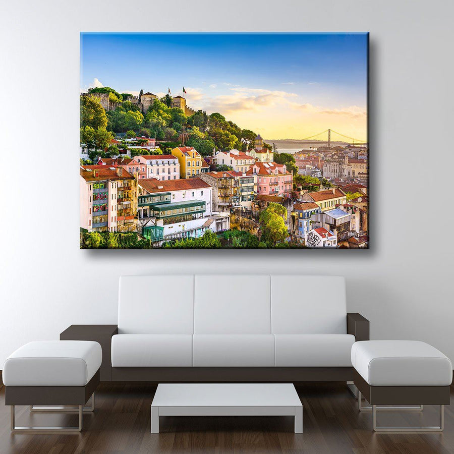 Lisbon Portugal Skyline - Amazing Canvas Prints