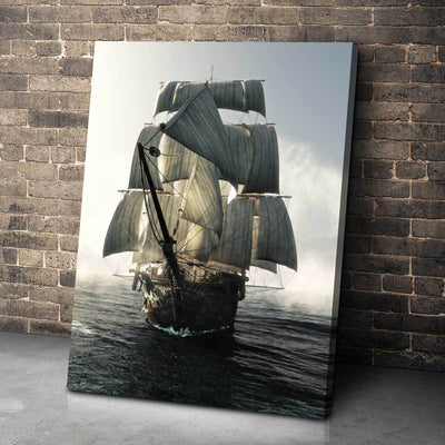 Lone Sailing Ship - Amazing Canvas Prints
