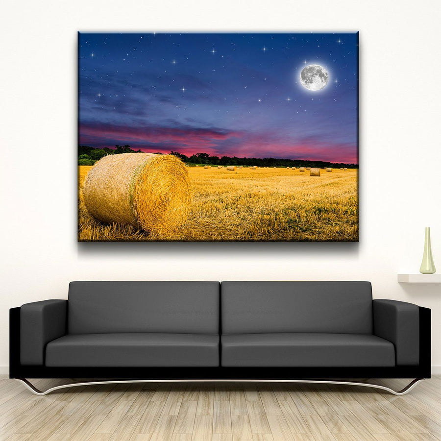 Moonlight Bales - Amazing Canvas Prints