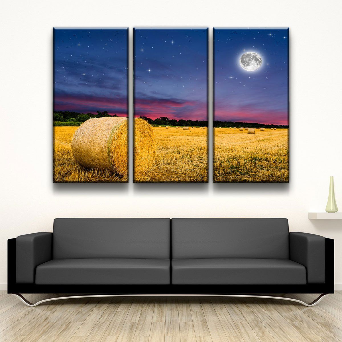 Moonlight Bales - Amazing Canvas Prints