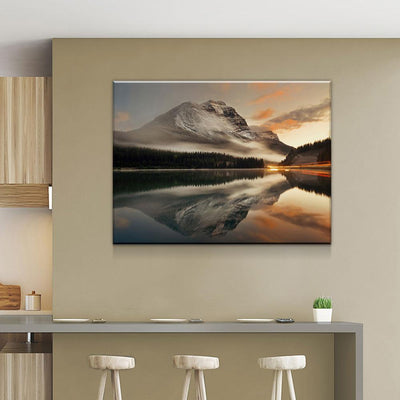 Mountain Lake Reflection - Amazing Canvas Prints