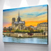 Notre Dame De Paris At Autumn - Amazing Canvas Prints