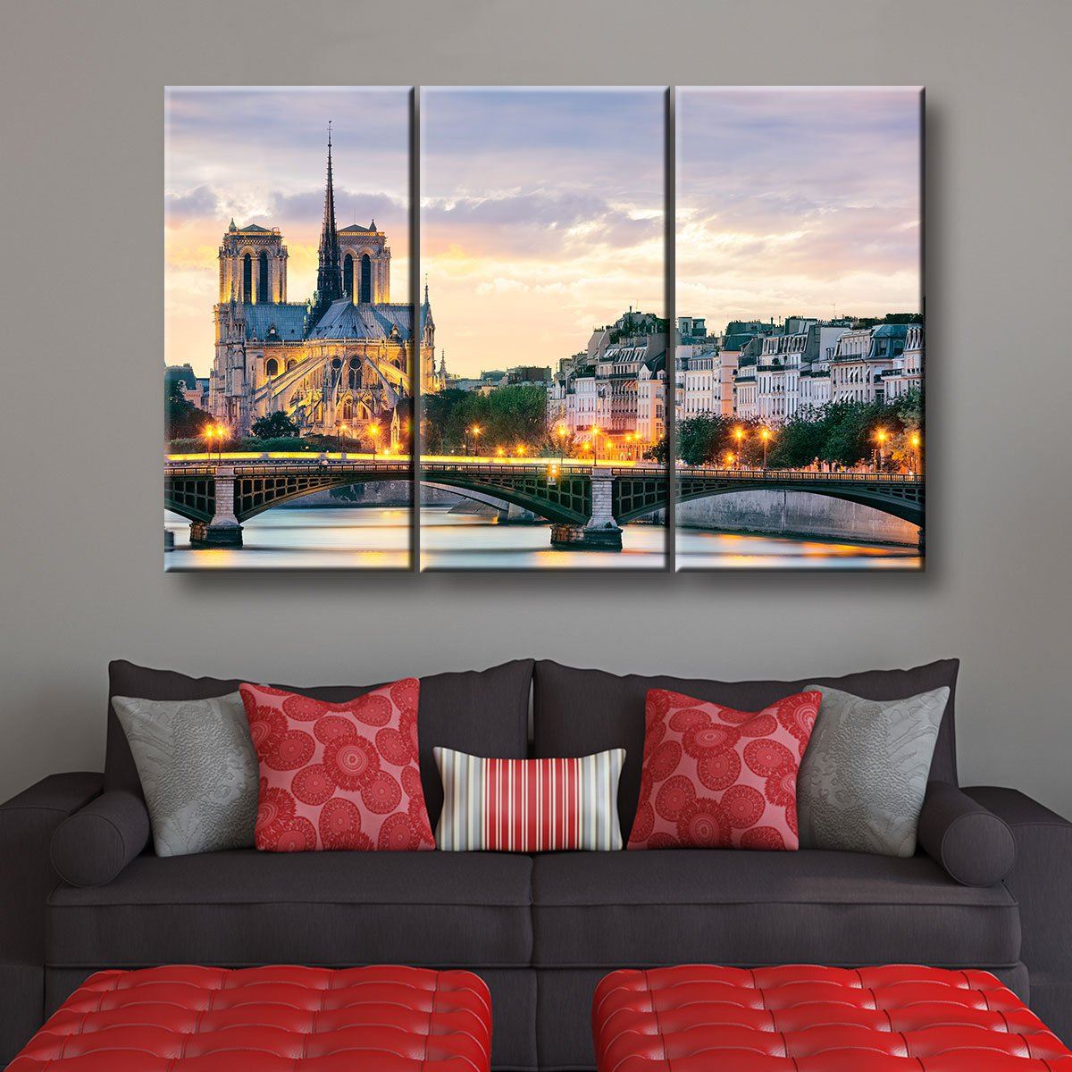Notre Dame In Paris - Amazing Canvas Prints