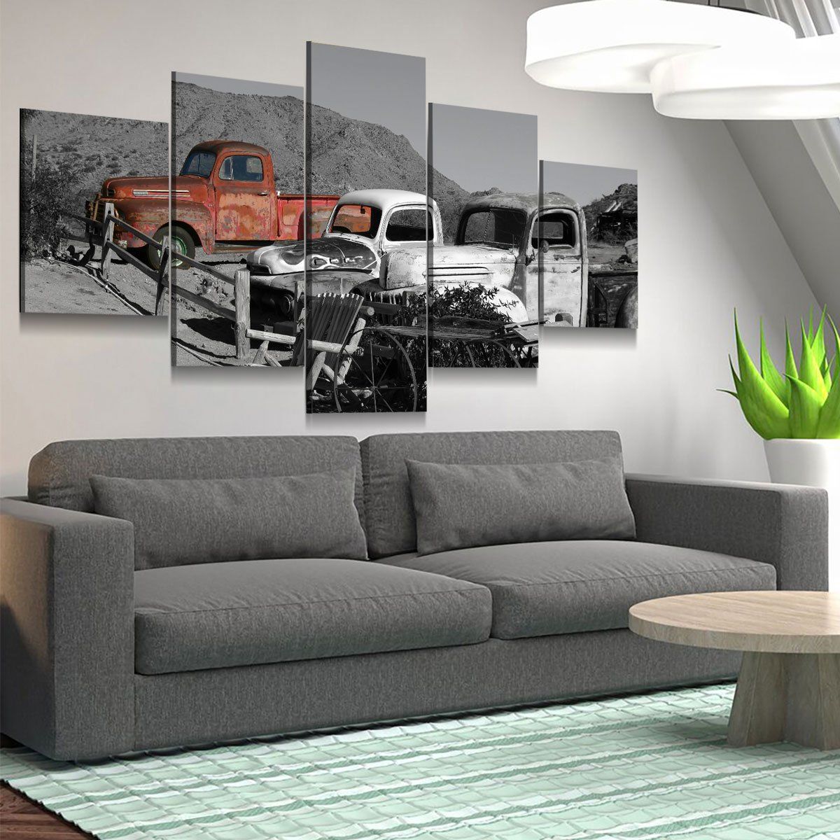 Old Trucks On The Farm - Amazing Canvas Prints