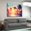 Palm Tree Silhouettes - Amazing Canvas Prints