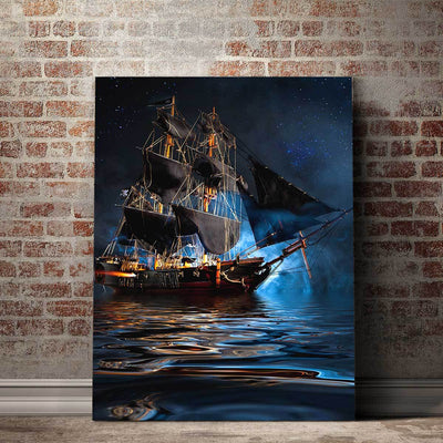 Pirate Battle Ship - Amazing Canvas Prints