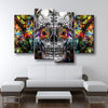 Psychedelic Skull - Amazing Canvas Prints