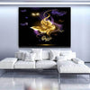 Purple And Gold Butterflies - Amazing Canvas Prints